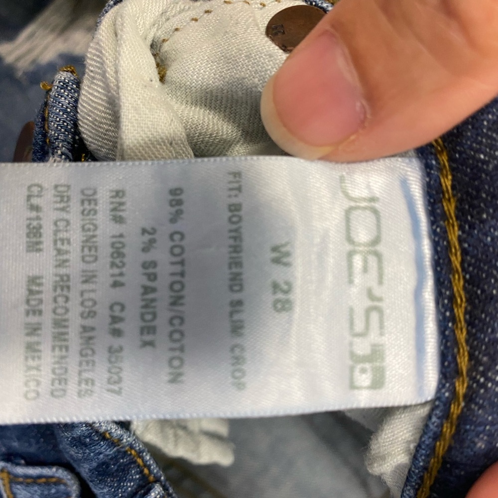 Joes Jeans Kency Boyfriend Slim Crop